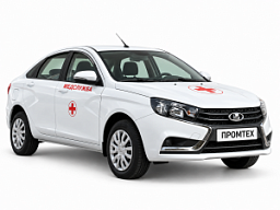 Санитарный автомобиль на базе Lada Vesta для Медслужбы - фото Медицинские автомобили
